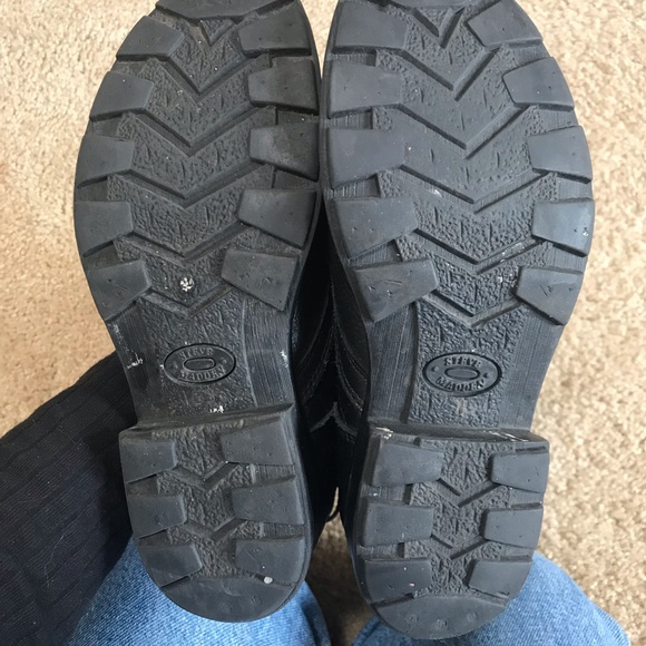 Steve Madden Leather Black Boots - Picture 3 of 5